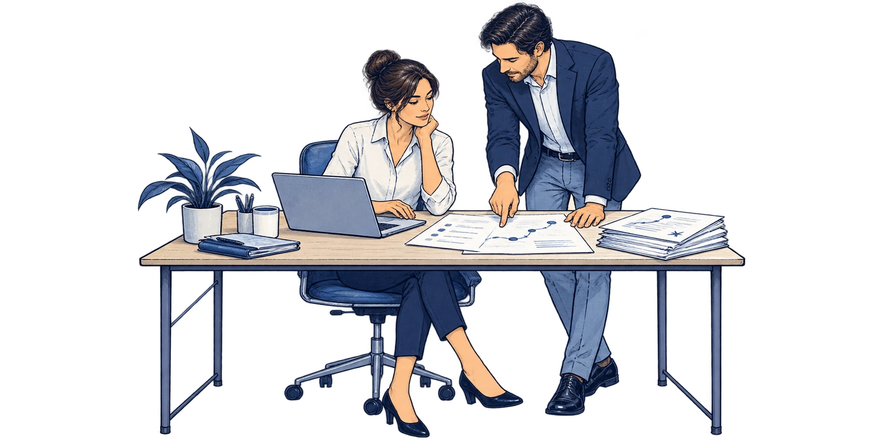 Procurement and technology teams connecting travel services
